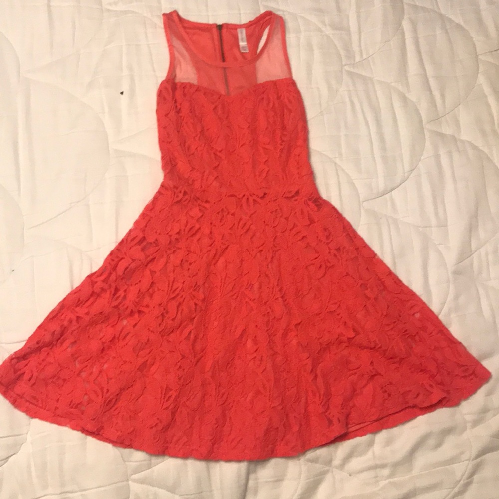 Hot Pink Skater Dress